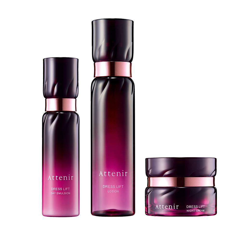 緊緻塑顏暢銷經典組-精華化妝水150ml+日用精華乳60ml+夜用精華霜35g - Attenir