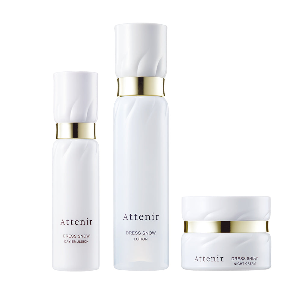 雪臻優皙暢銷經典組-精華化妝水150ml+日用精華乳60ml+夜用精華霜35g - Attenir