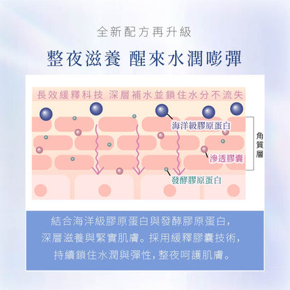 肌能重啟亮白淡紋晚安凍膜35g - Attenir